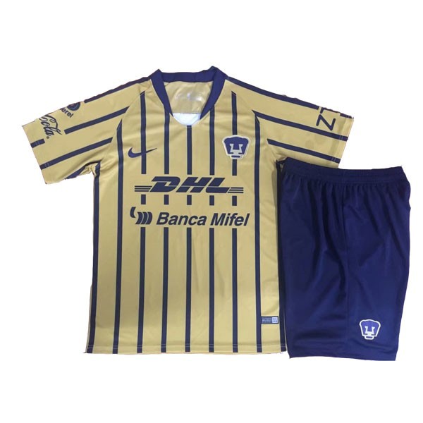 Maillot Football UNAM Pumas Exterieur Enfant 2018-19 Jaune